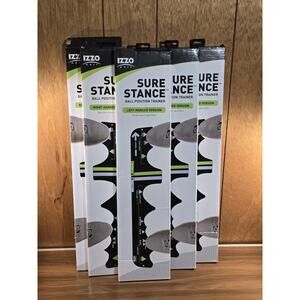Lot of 5 IZZO Golf Sure Stance Ball Position Trainer Golf Training Aid Hit